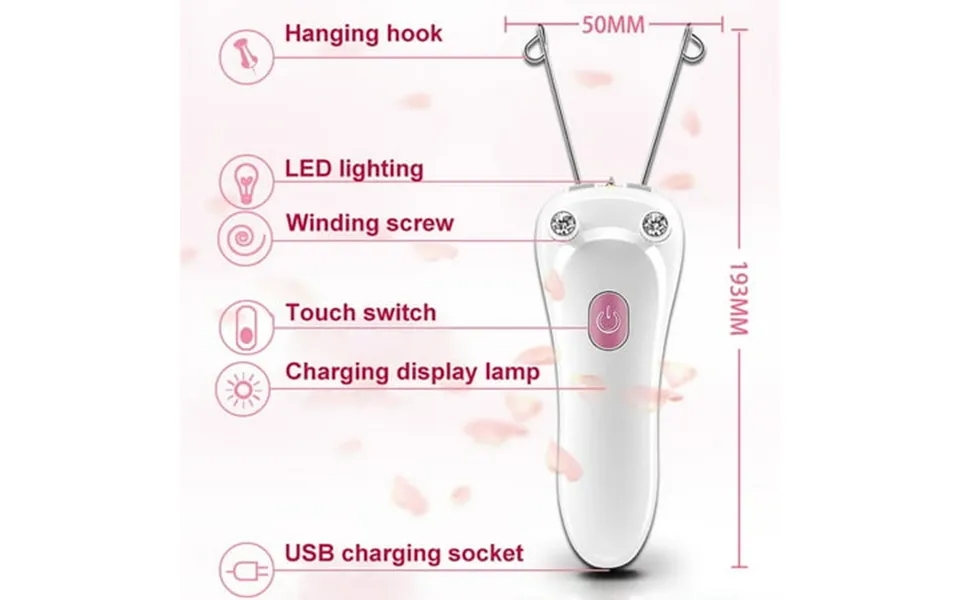 Exaxta Fall Clearances Ladies Facial Hair Remover Electric Women S Beauty Epilator Cordless Electric Threading Hair Remo