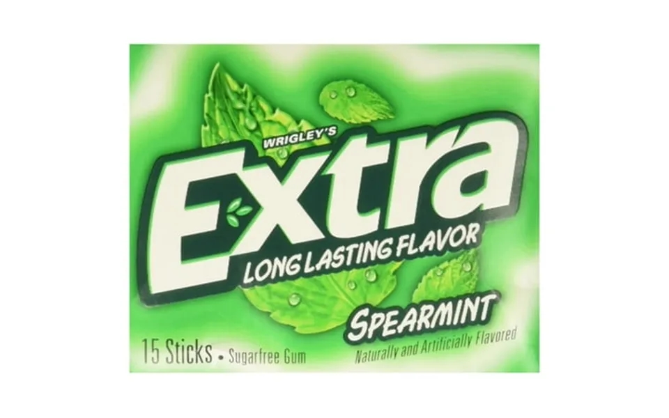 Extra Spearmint Sugar-free Gum 2 Pack Of 15 Sticks Each