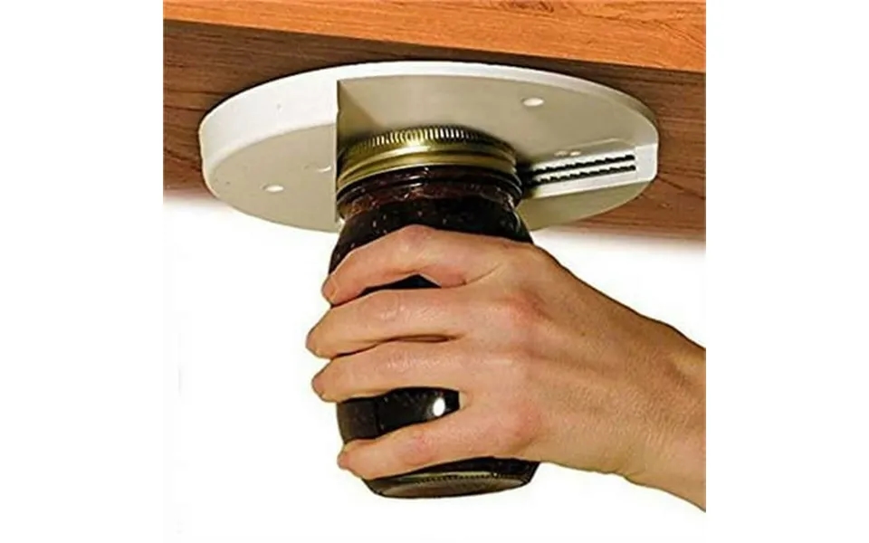 Ez Off Jar Opener - Under Cabinet Jar Lid & Bottle Opener