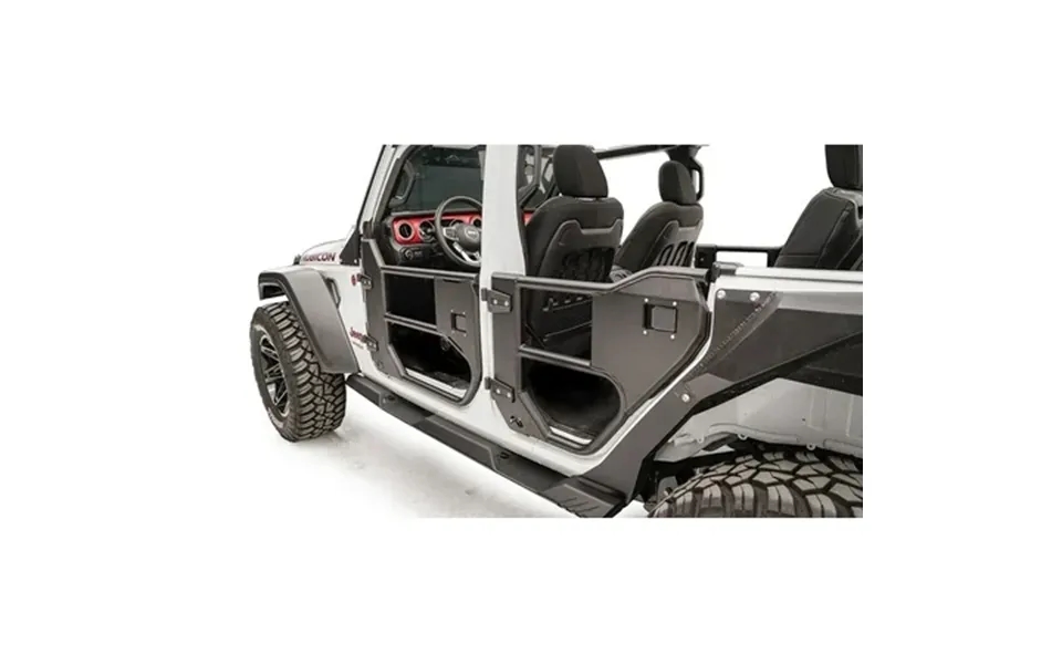 Fab Fours Jl1032 1 Half Tube Doors Fits 18 22 Gladiator Wrangler Jl Fits Select 2020 2023 Jeep Wrangler