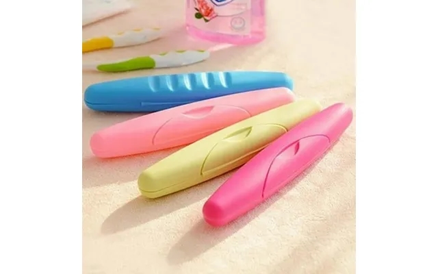 Fairnull Portable Toothbrush Case Box Plastic Travel Tooth Brush Cover Sealed Holder product image