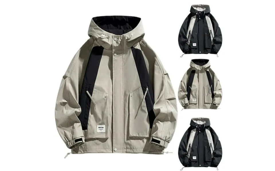 Fall Winter Savings Clearance 2024 Bxsruta Men S Fashion Casual Plus Size Hardshell Long Sleeved Hooded Casual Coat Jack