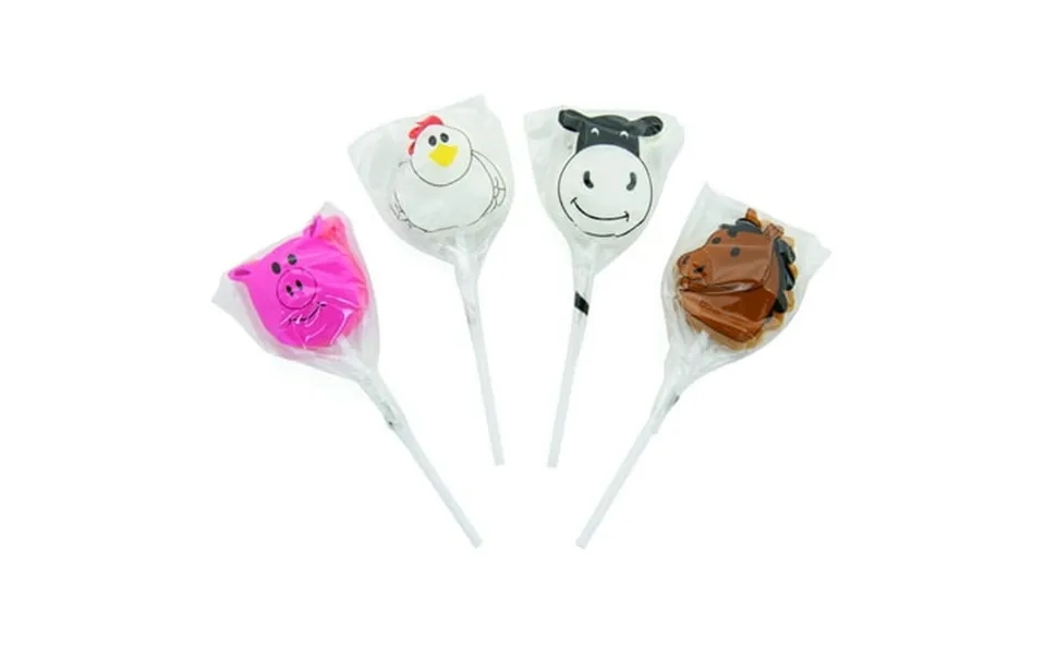 Farm Animal Suckers Birthday Party Favors Includes Horses Cows Pigs And Chickens 12 Pieces Individually Wrapped