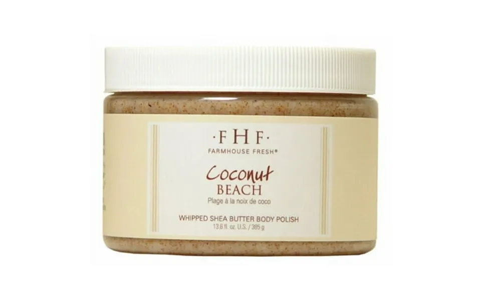 Farmhouse Fresh Coconut Beach Shea Sugar Body Polish 12 Oz 13