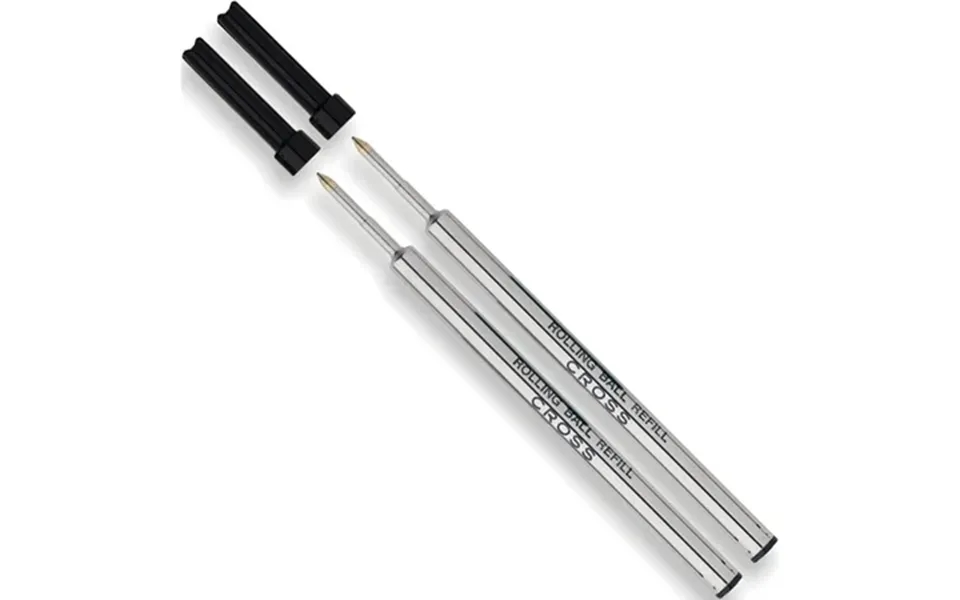 Fashion Set Of 2 Black Gel Rolling Ball Pen Refills 6.5 X 2.25 Made In China Gl7891