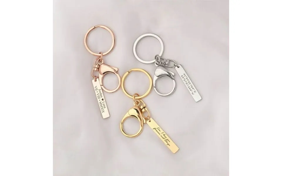 Fathers Day Gift From Wife - Engraved Keychain