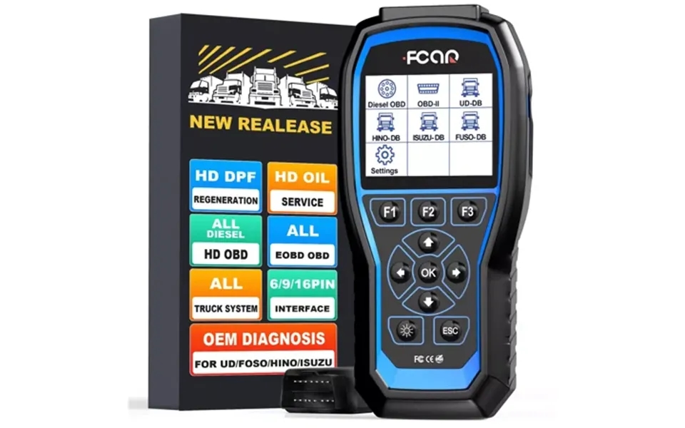 Fcar F506 Pro Heavy Duty Truck Scanner Full Systems Hd Obd Scan With Dpf Regeneration Oil Light Reset Automotive Diagnos