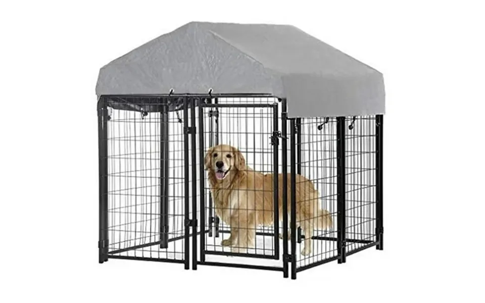 Fdw Outdoor Heavy Duty Playpen Dog Kennel With Cover X-large 54 L