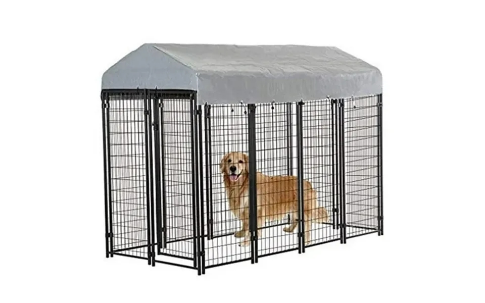 Fdw Outdoor Heavy Duty Playpen Dog Kennel With Cover X-large 96 L