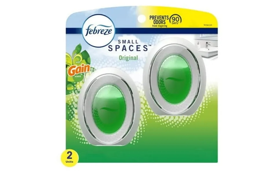 Febreze Odor-eliminating Small Spaces Air Freshener Gain Original Scent 2 Count Pack Of 18