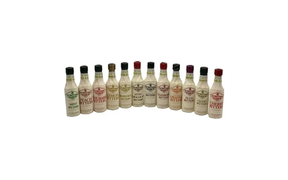 Fee Brothers Bar Cocktail Bitters Complete Set - 12 Bottles