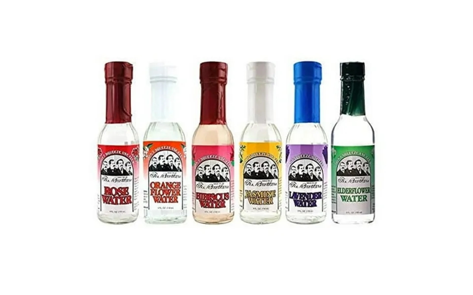 Fee Brothers Botanical Flower Water Collection - Set Of 6 Bottles