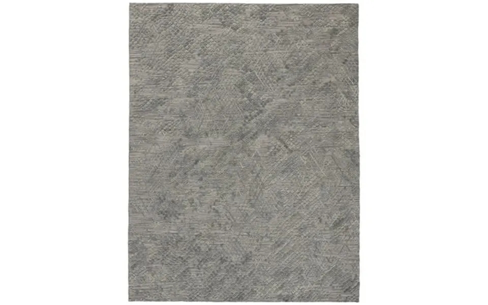 Feizy Elias Modern Abstract Gray 5 X 8 Area Rug Sheen Fade Resistant Handmade Casual Geometric Design Carpet For Living
