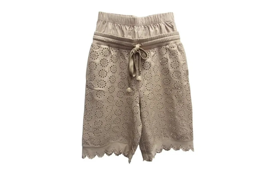 Fenty Puma By Rihanna Womens Embroidered Long Short Natural Size S