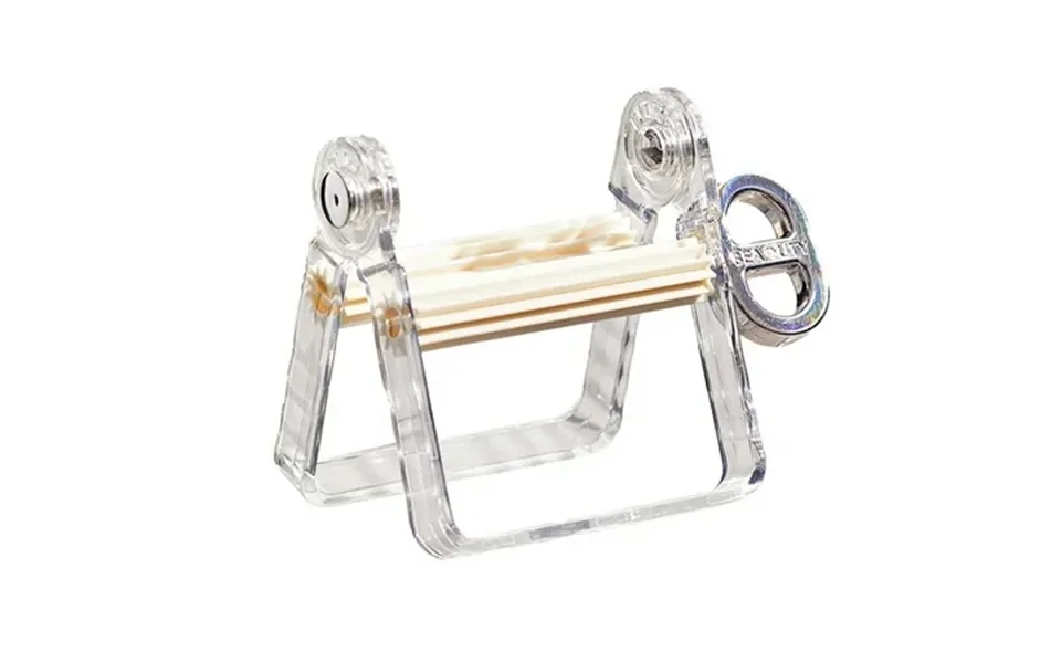 Fenull Cream White Toothpaste Squeezer Toothpaste Squeezer Roller Toothpaste Tube Squeezer Dispenser Squeezer With Rotat