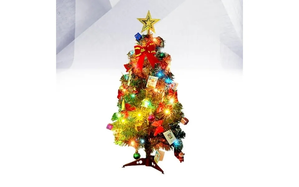 Festfends 1set Multi Color Christmas Led Tree Tiny Trees Pvc For Users Who Celebrate Christmas