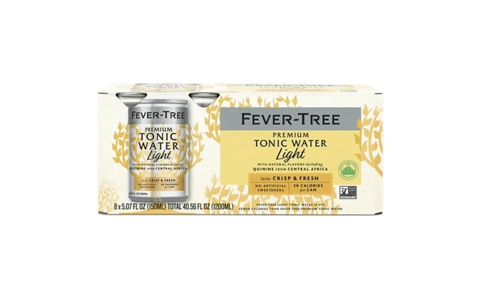 Fever-tree - Refreshingly Light Tonic Cans -8pk