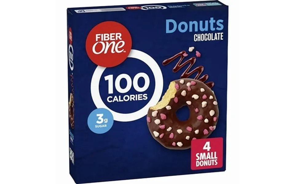 Fiber One Chocolate Donuts 4 Count 3.28 Oz Pack Of 3
