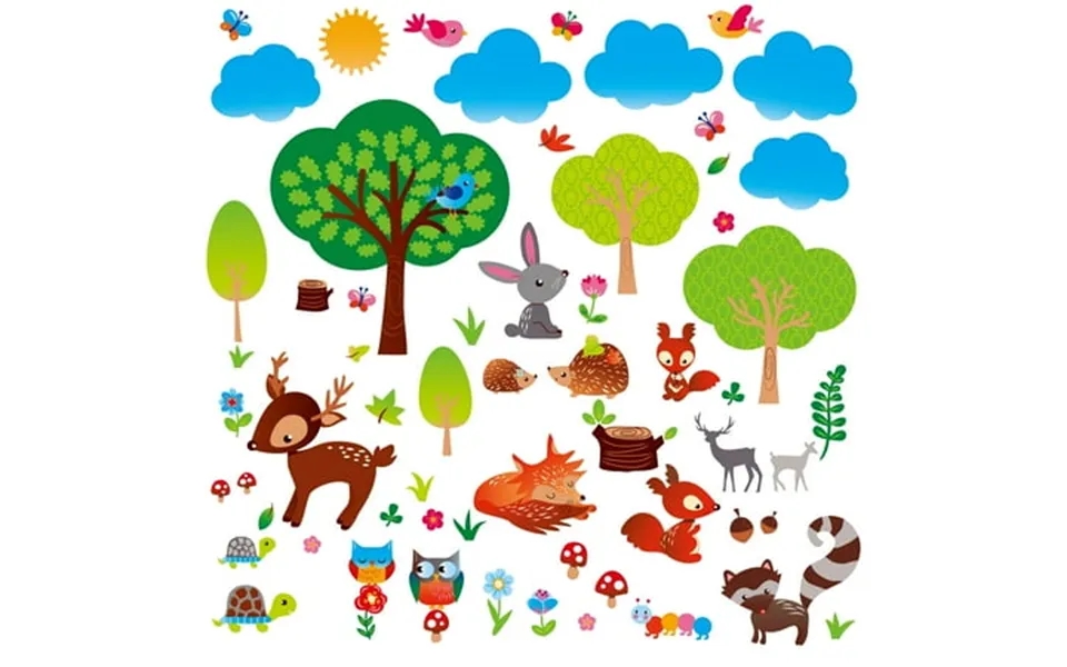 Field Of Friends Nursery Kids Room Peel & Stick Wall Decals