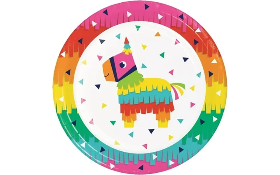 Fiesta Fun Paper Plates 8 Count