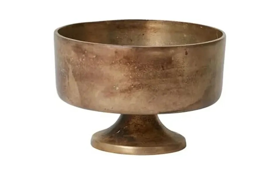 Finale Gold Metal Compote Bowl Gold Compote Vase L Distressed Metal Vase L Indoor And Outdoor Compote For Any Event Deco