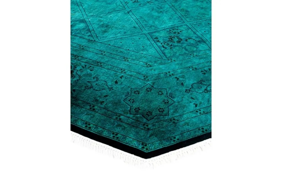 Fine Vibrance One-of-a-kind Hand-knotted Area Rug - Green 8 1 X 8 1