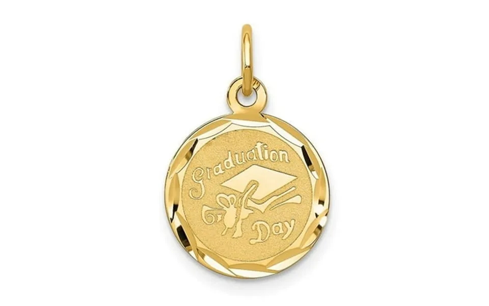 Finest Gold 14k Yellow Gold Graduation Day Cap Charm