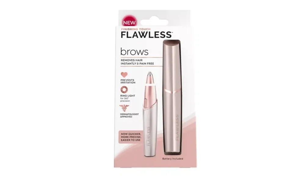 Finishing Touch Flawless Brows Eyebrow Hair Remover Electric Razor For Women 6 Pack