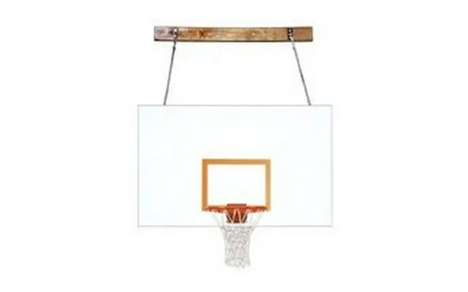 First Team Foldamount46 Magnum Steel Side Folding Wall Mounted Basketball System44 Brick Red