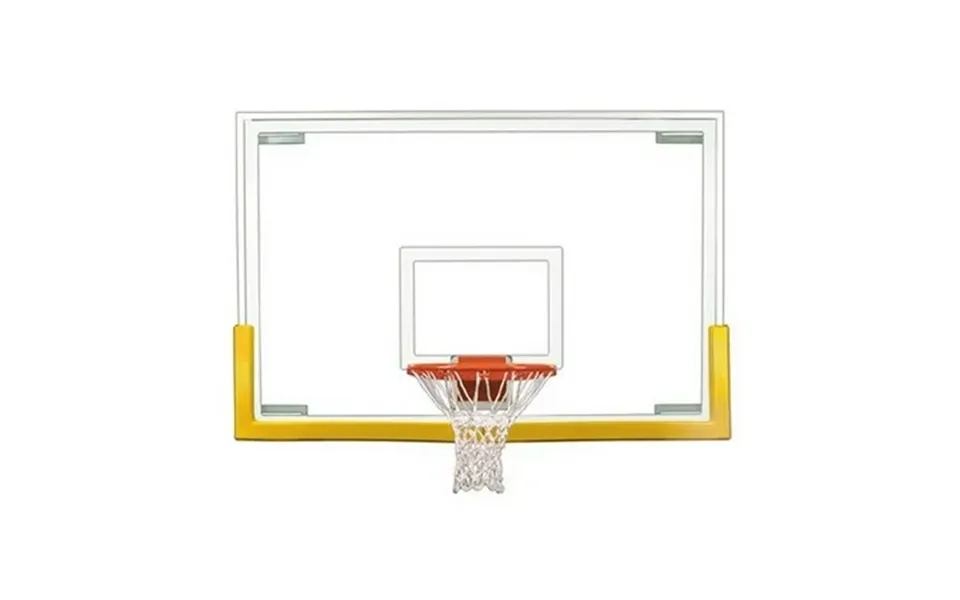 First Team Tradition Upgrade Package Steel-glass Gymnasium Backboard44 Rim & Pad Upgrade Package- Orange