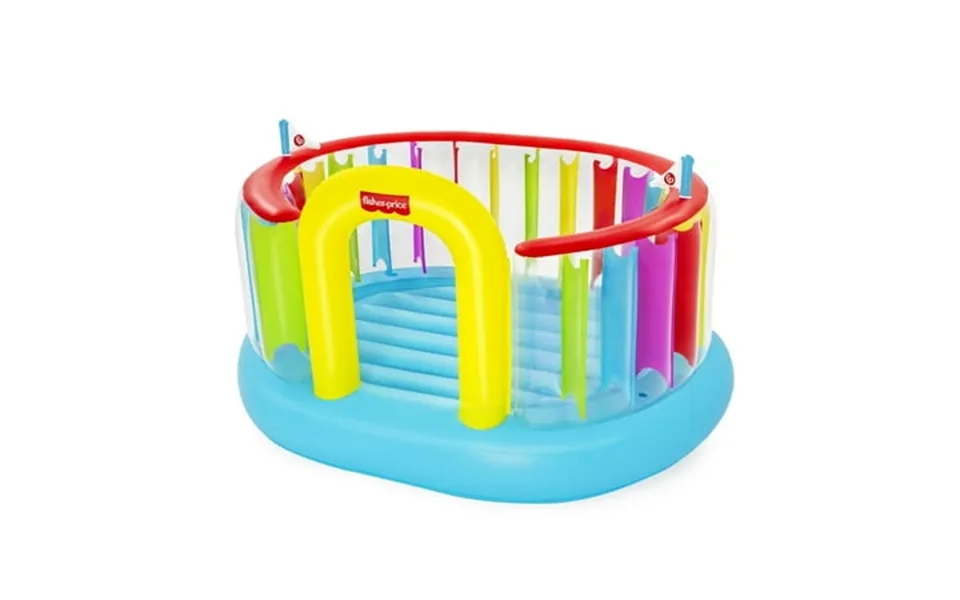Fisher-price Bestway Bouncetopia Multi-color Child Pvc Bouncer With Built-in Pump