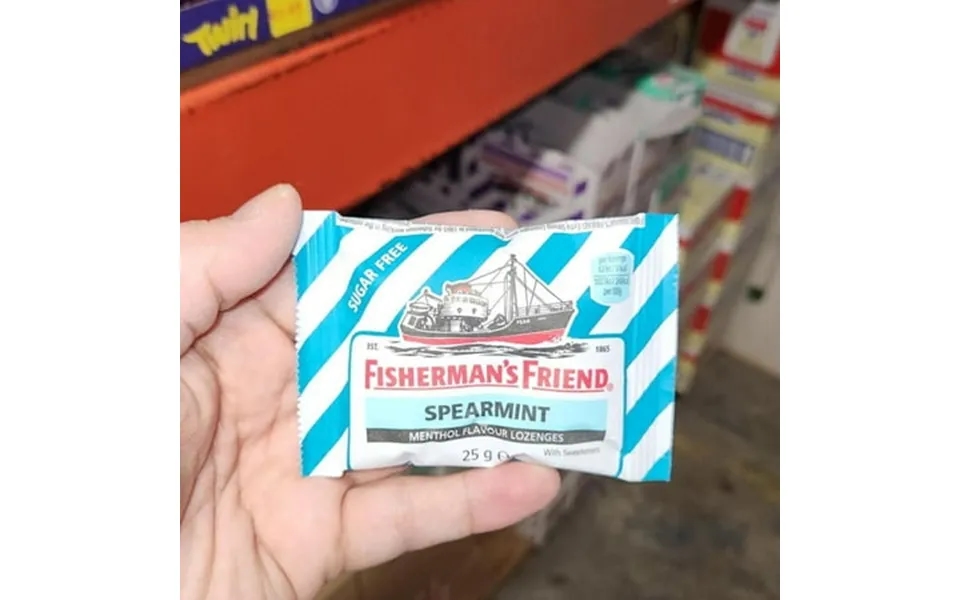 Fisherman S Friend Spearmint Sugar Free Menthol Flavour Lozenges 25g Pack Of 6