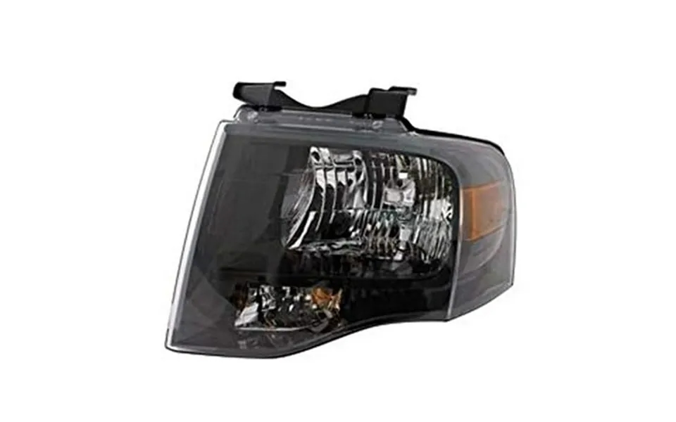 Fits 07-13 Expedition Left & Right Headlamp Assemblies W Black Housing Pair