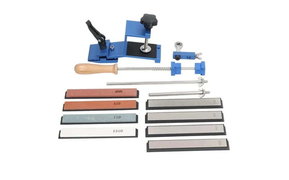 Fixed Angle Knife Sharpener Kit With 4 Whetstone 4 Diamond Grinding Stone Knife Sharpening Tool