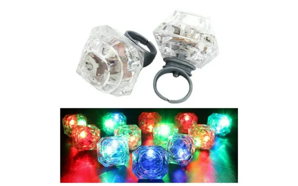 Flashing Led Light Up Rings Bachelorette Party Favors Toys Grow In The Dark Party Suppiles Diamond Bling Rings For Birth