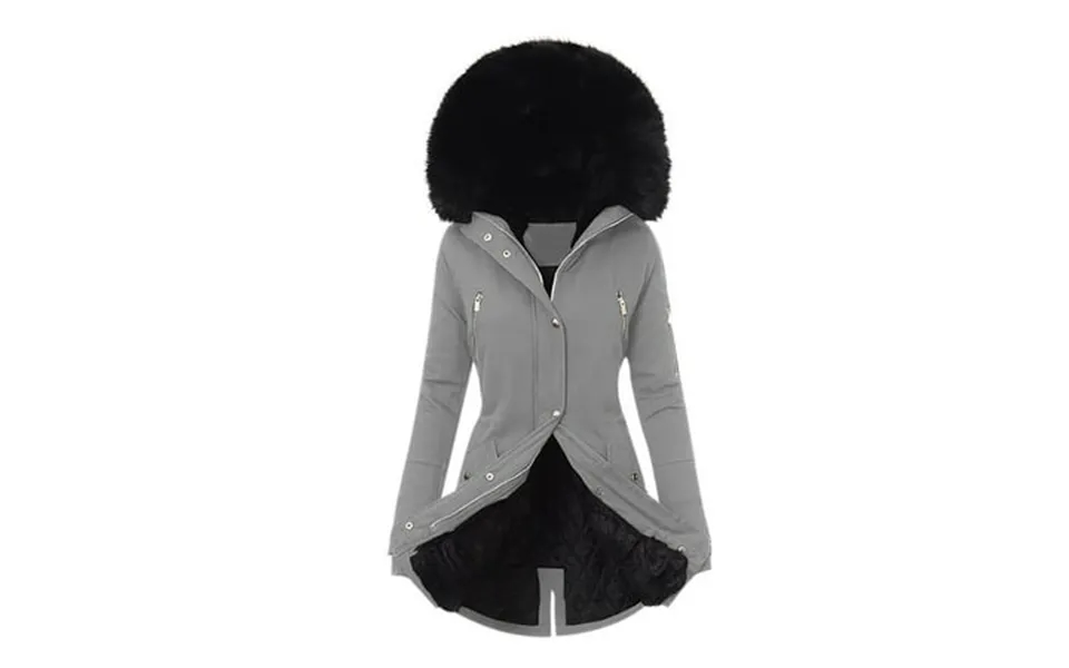 Floleo Women Coat Clearance Fall Winter S Ladies Warm Jacket Winter Solid Turn Coat Hooded Collar Lambswoo Outerwear