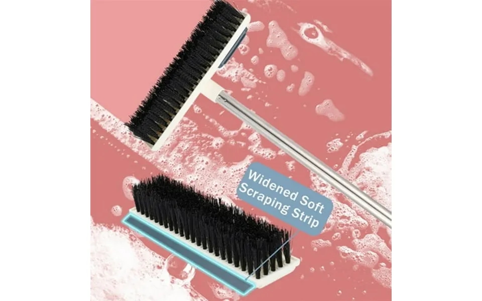 Floor Scrub Brush Long Handle Floor Brush Scrubber Shower Cleaning Brush Bathroom Patio Kitchen Wall Deck