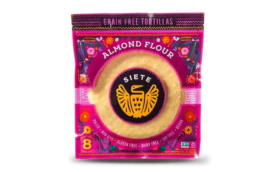 Flour Tortillas Gluten Grain Vegan 8 Tortillas Per Pack Pack Of 6