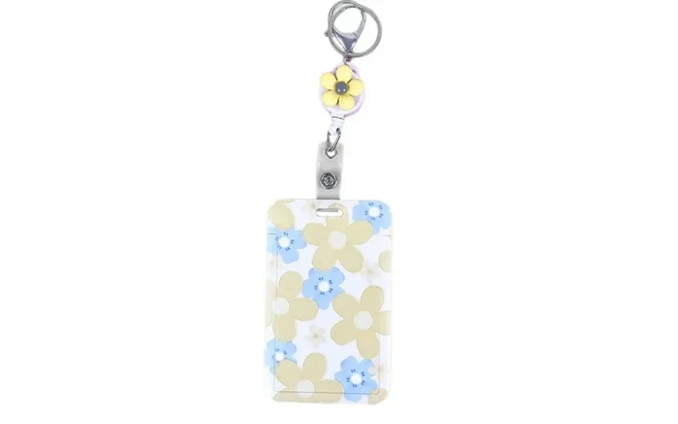 Flower Badge Holder And Heavy Duty Retractable Reel Id Badge Holders With Retractable Clip-style Style 2