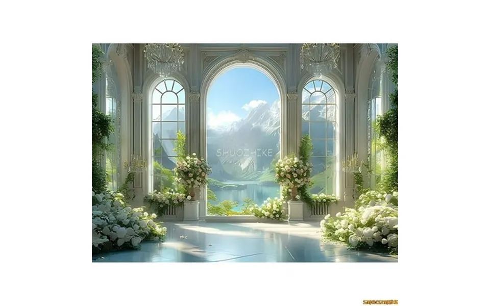 Flower Wall Wedding Photography Backdrops Indoor Background Ceremony Portrait Photo Studio Props Yr-