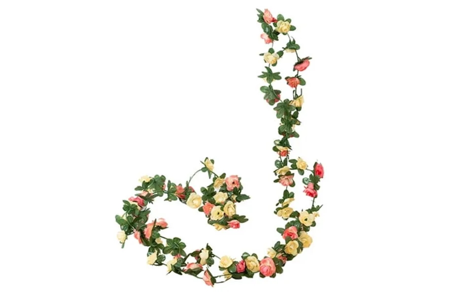 Flowers Peony Vine Garland Hanging Silk For Wedding Arch Party Garden Home Bedroom Wall Art Decoration*2 Pack