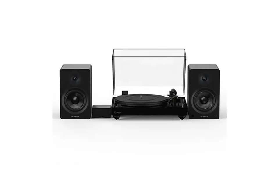 Fluance Reference Rt82 High Fidelity Vinyl Turntable Piano Black Pa10 Phono Preamp And Ai41 Powered 5 Bookshelf Speakers