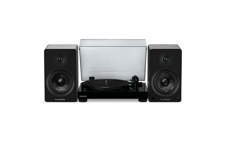 Fluance Rt81 Elite High Fidelity Vinyl Turntable Piano Black Ai61 Powered 6