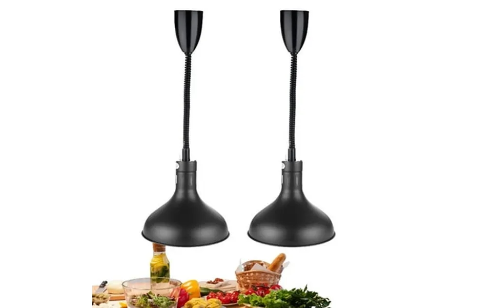 Flylapdo Heat Lamp For Food 2pcs Professional Food Heating Lamp With 200w Bulbs Adjustable Length Electric Catering Heat