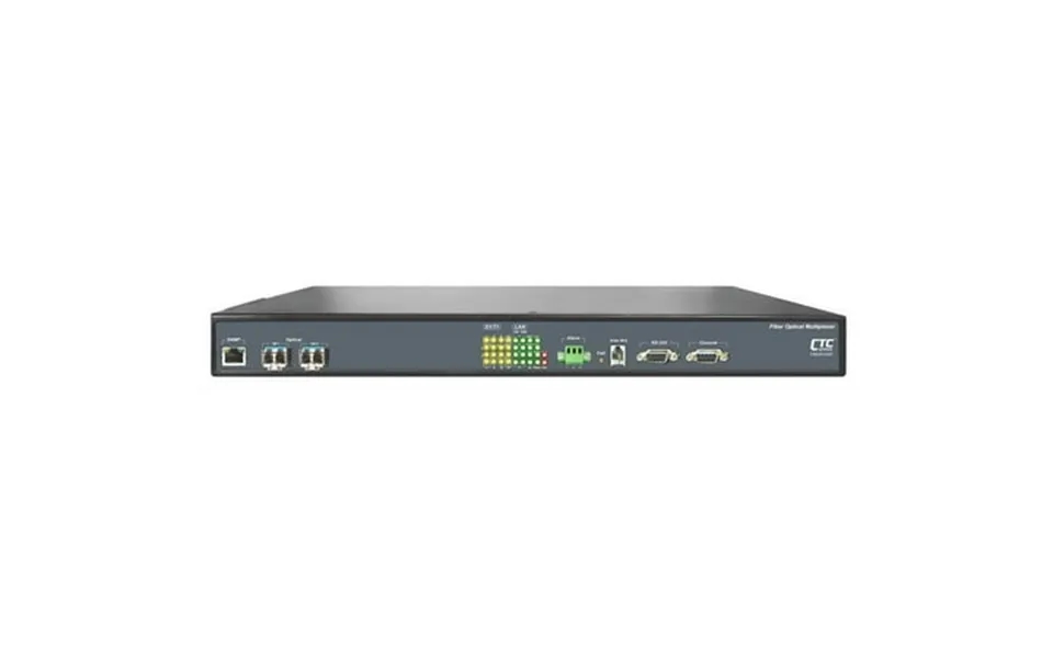 Fmux1600-ad - 16 E1 T1 With Full Gigabit Ethernet And Redundant Sfp Optic Link Fiber Optic Multiplexer