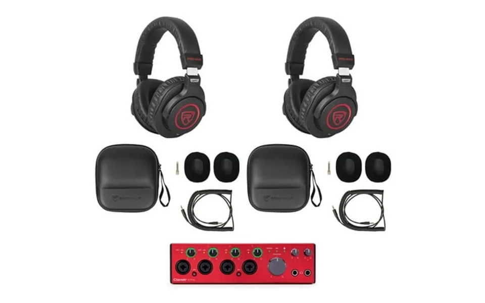 Focusrite Clarett 4pre Usb-c Audio Recording Interface Jfet Adat 2 Headphones