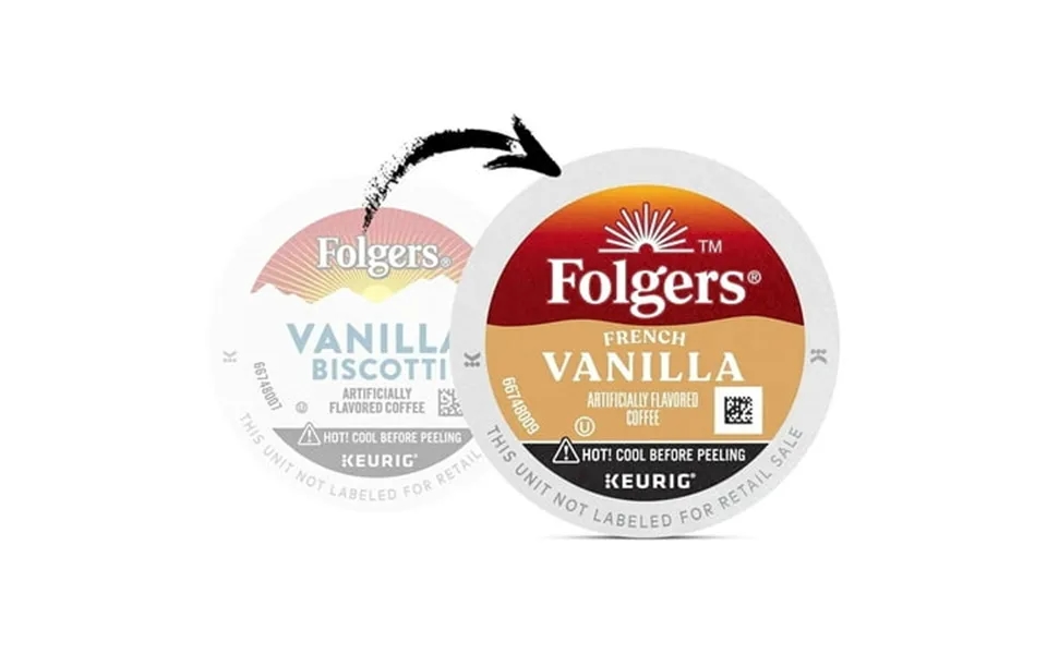 Folgers Gourmet Selections K-cup Coffee Vanilla Biscotti For Keurig Brewing Systems 96 Count