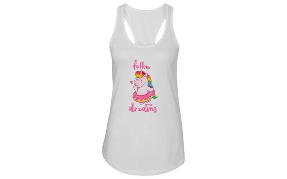 Follow Your Dreams Cute Unicorn Tank Women -image By Shutterstock Female X-small