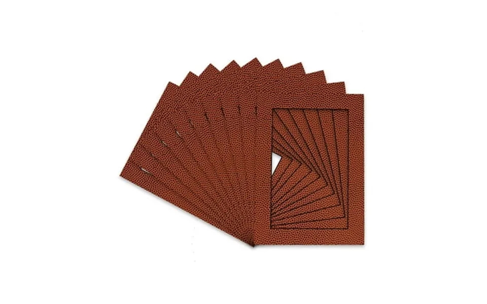 Football Texture Acid Free 20x24 Picture Frame Mats With White Core Bevel Cut For 16x20 Pictures -