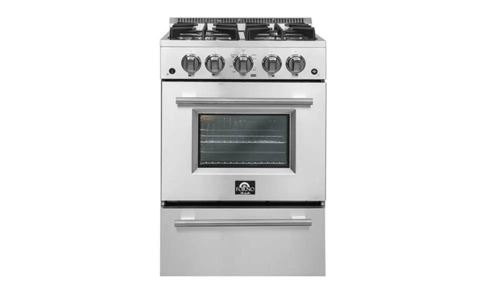 Forno Breno 24-inch Freestanding Gas Range Compact Design Energy Efficient